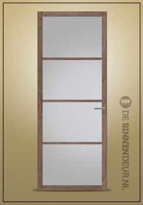 Svedex deur met glas NDB900 Nova design Donker eiken