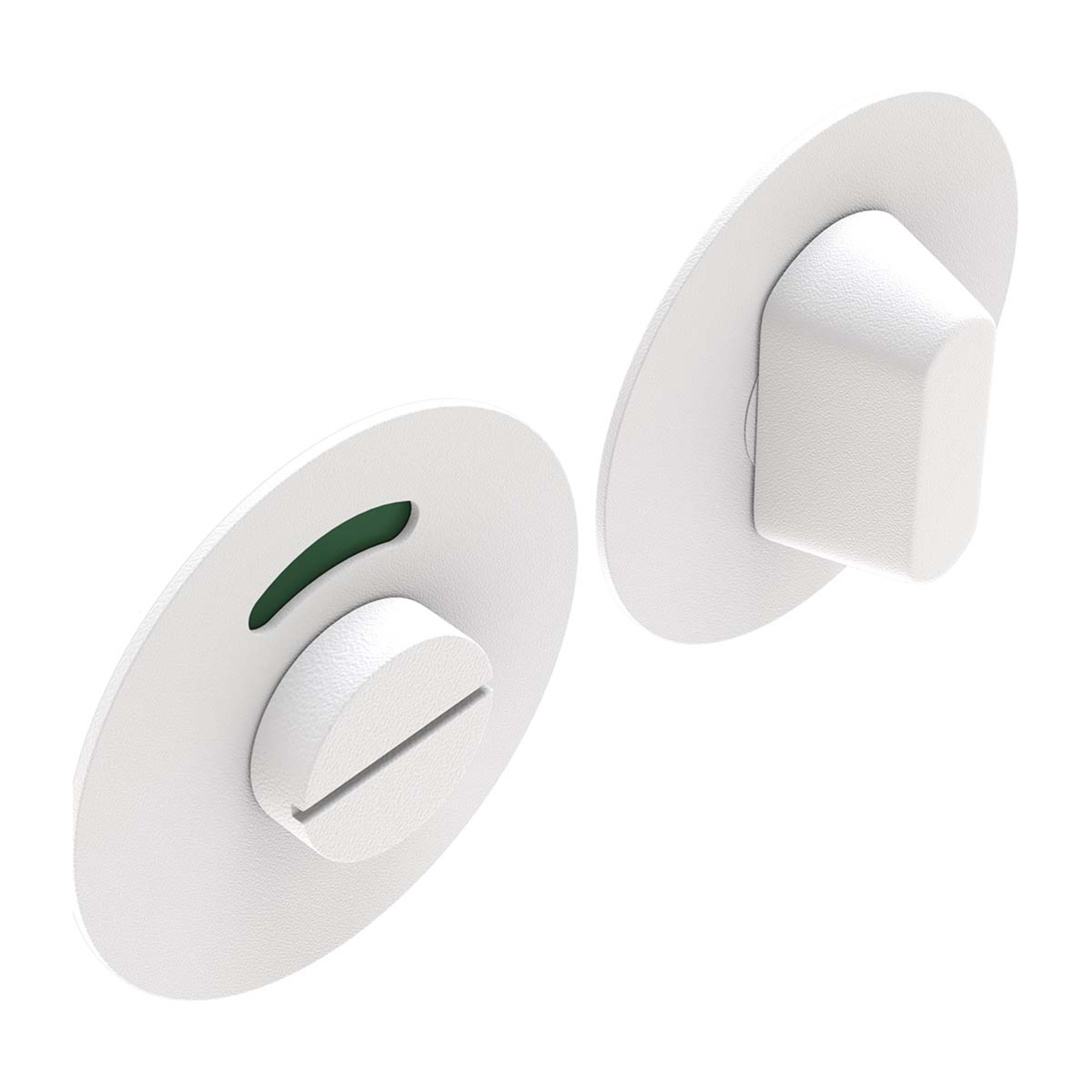 Productfoto_ORBITOILFLA01WIT_0_2400x2400 Toiletgarnituur Orbit Flat Wit - Afbeelding 1