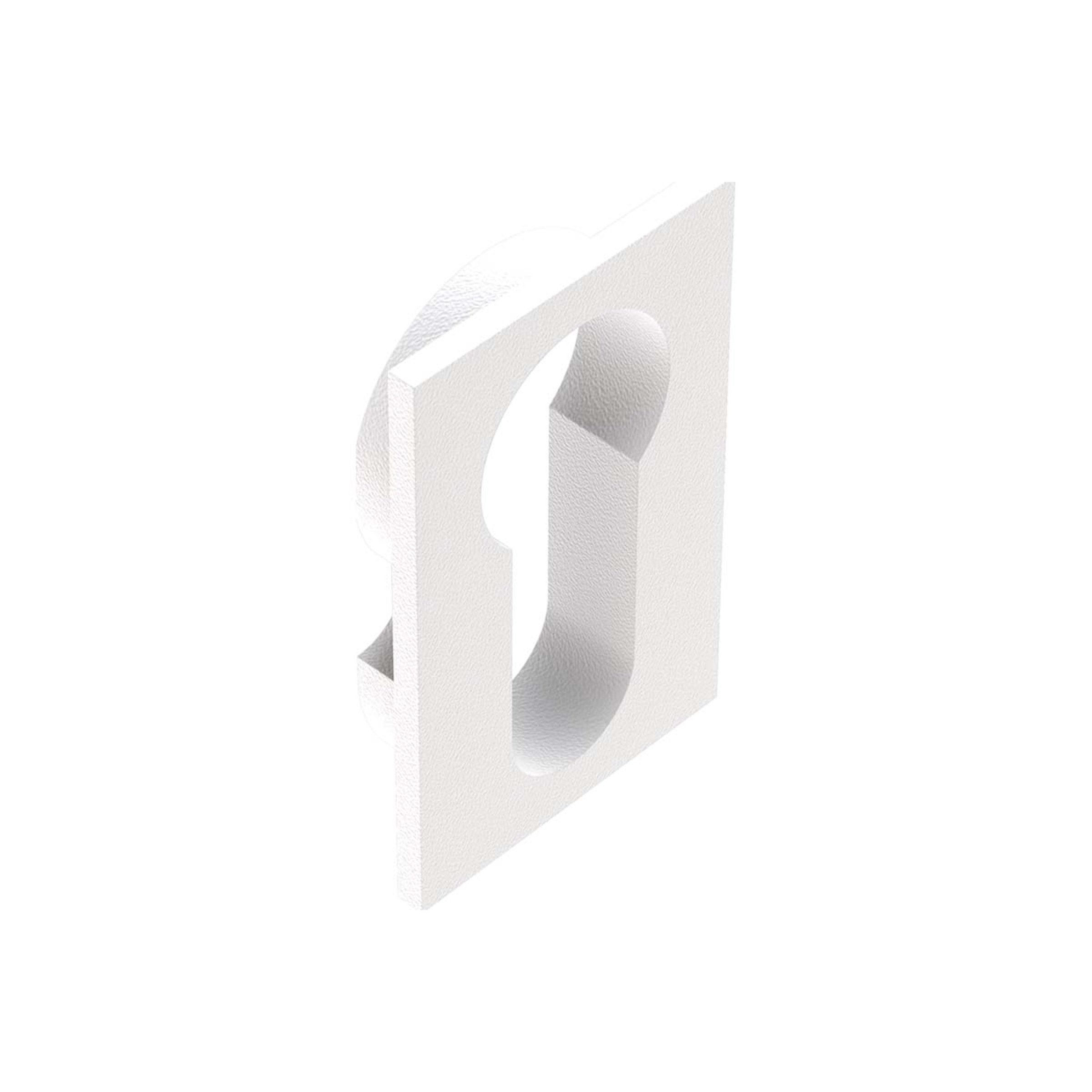 Productfoto_QUADCILIMIN01WIT_0_2400x2400 Cilinderrozet Quadrate Minimal Wit - Afbeelding 1