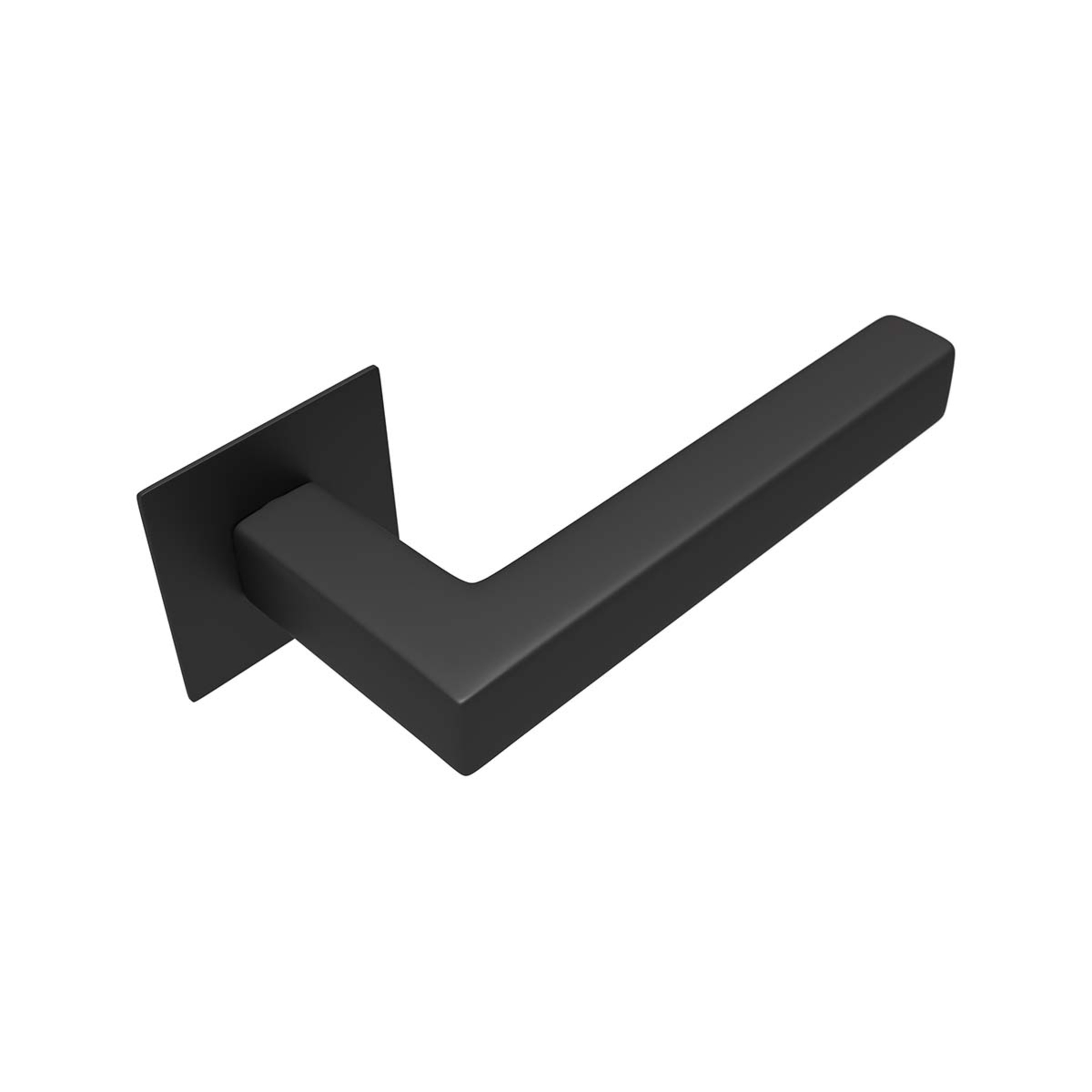 Productfoto_SQUAKRUK20FLAZWA_0_2400x2400 Deurkruk Squared 20 Flat ZWA - HSP2068 - Afbeelding 1
