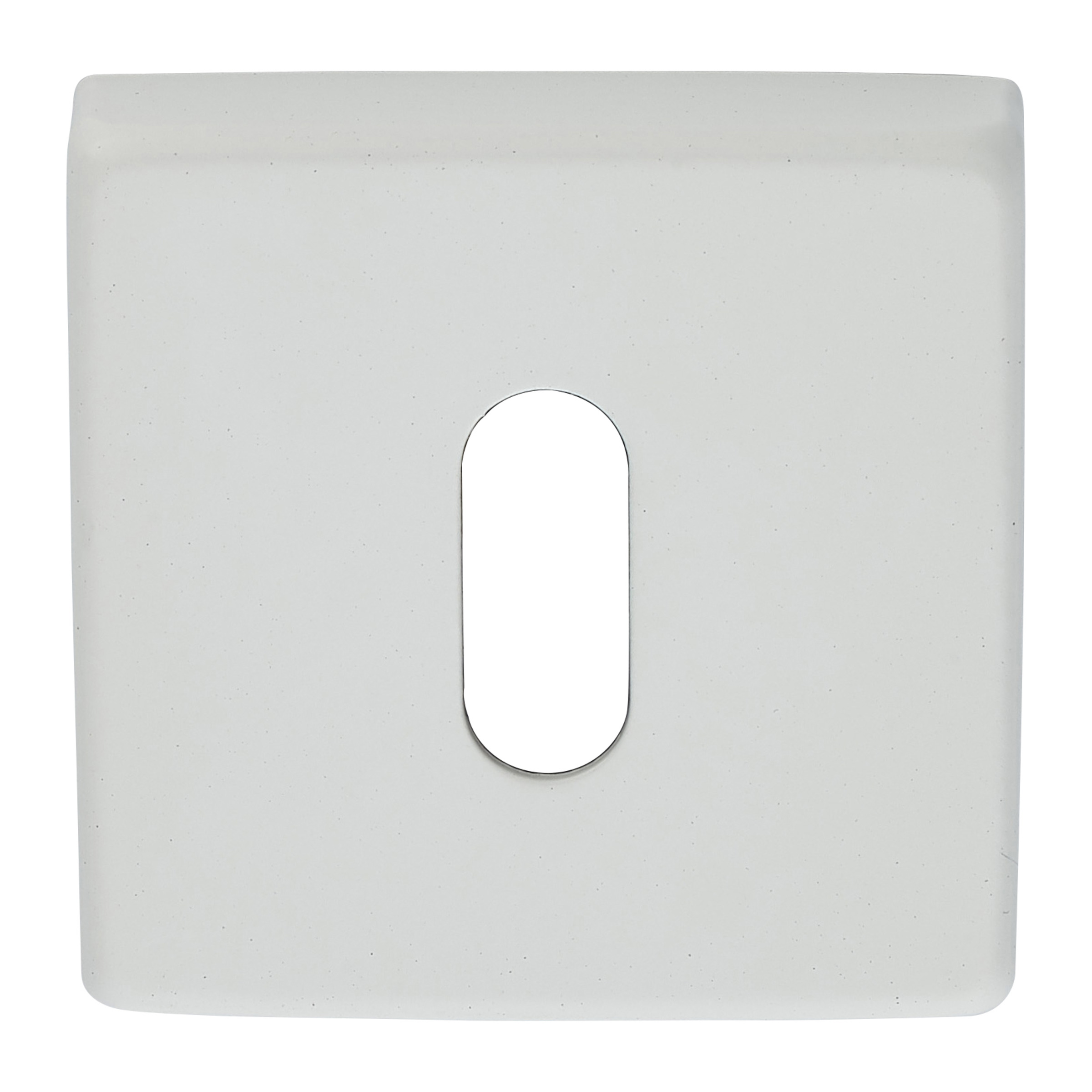 Productfoto_TULSSLEUWIT_0_2400x2400 Sleutelrozet Tulsa Mat Wit - Afbeelding 1