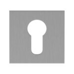 Cilinderrozet Squared Flat RVS