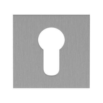 Cilinderrozet Squared Flat RVS