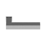 Deurkruk Squared 20 Minimal RVS - Afbeelding 2