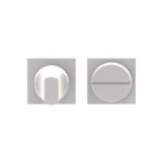 Toiletgarnituur Squared Minimal Wit