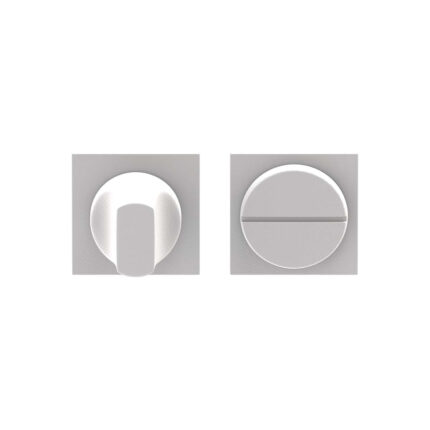 Toiletgarnituur Squared Minimal Wit