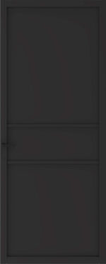 Slimseries One Gegrond – 25 mm Roede – Zwart Gegrond (RAL 9011) – SSL 4030