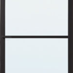 Slimseries One Gegrond - 25 mm Roede – Zwart Gegrond (RAL 9011) – SSL 4004