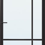 Slimseries One Gegrond - 25 mm Roede – Zwart Gegrond (RAL 9011) – SSL 4007