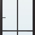 Slimseries One Gegrond - 25 mm Roede – Zwart Gegrond (RAL 9011) – SSL 4008