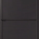 Slimseries One Gegrond – 25 mm Roede – Zwart Gegrond (RAL 9011) – SSL 4084