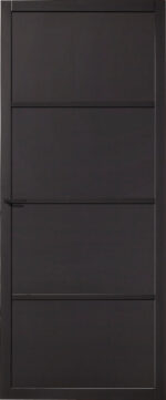 Slimseries One Gegrond – 25 mm Roede – Zwart Gegrond (RAL 9011) – SSL 4084