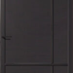 Slimseries One Gegrond – 25 mm Roede – Zwart Gegrond (RAL 9011) – SSL 4087