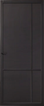 Slimseries One Gegrond – 25 mm Roede – Zwart Gegrond (RAL 9011) – SSL 4087