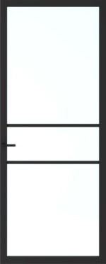 Slimseries One Gegrond - 25 mm Roede – Zwart Gegrond (RAL 9011) – SSL 4010