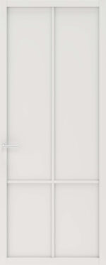 Slimseries One Gegrond – 25 mm Roede – Wit Gegrond (RAL 9010) – SSL 4058