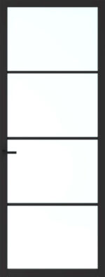 Slimseries One Gegrond - 20 mm Roede – Zwart Gegrond (RAL 9011) – SSL 4504 - Afbeelding 2