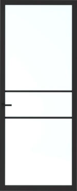 Slimseries One Gegrond - 20 mm Roede – Zwart Gegrond (RAL 9011) – SSL 4510