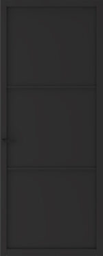 Slimseries One Gegrond – 20 mm Roede – Zwart Gegrond (RAL 9011) – SSL 4903