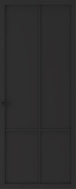 Slimseries One Gegrond – 20 mm Roede – Zwart Gegrond (RAL 9011) – SSL 4908