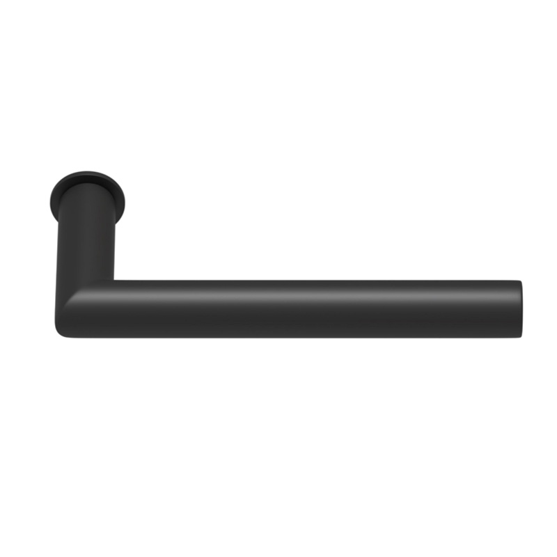 Deurklink smal rond zwart Smal Rond Zwart – Loopslot - Afbeelding 1